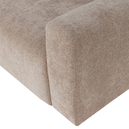 WOOOD fauteuil slub Umina - Chenille - Naturel