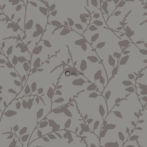 Origin Wallcoverings behang bladeren taupe - 53 cm x 10,05 m - 345930 - vtwonen shop