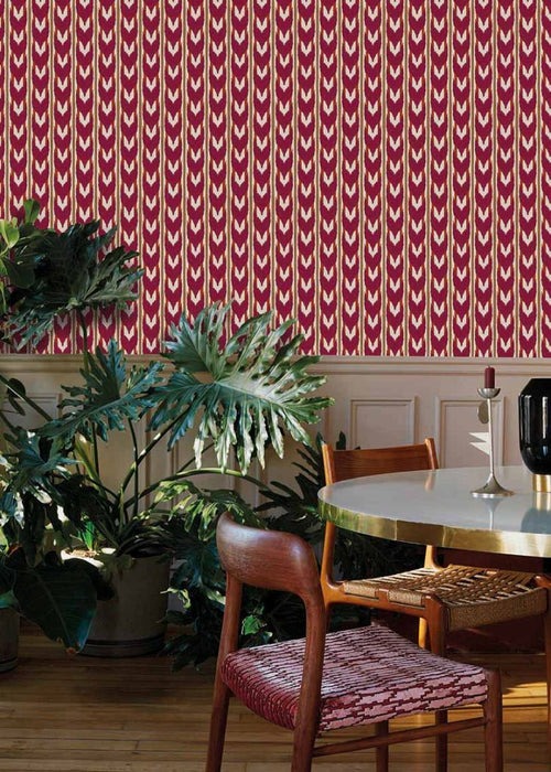 Catchii Behang Maison Artisan Ikat bruin - vtwonen shop