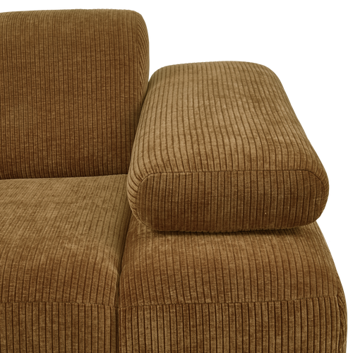 WOOOD 1-zits bank met arm rechts Mojo - Ribstof - Geel - 74x120x97 - vtwonen shop