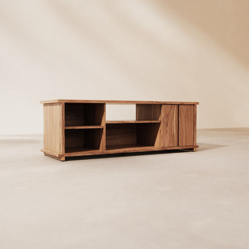 Tikamoon Acaciahouten TV-meubel 120 cm - Bruin