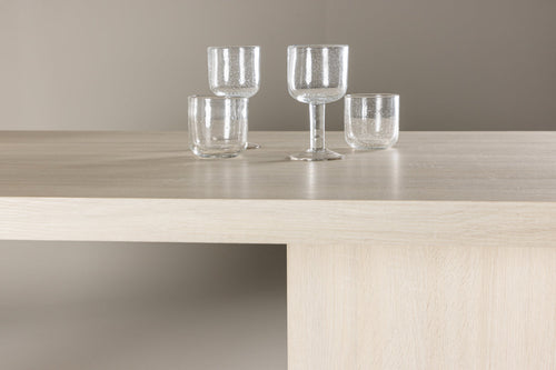 Rebellenclub Eetkamertafel Vimmerby - 180 x 90 cm - Whitewash - vtwonen shop