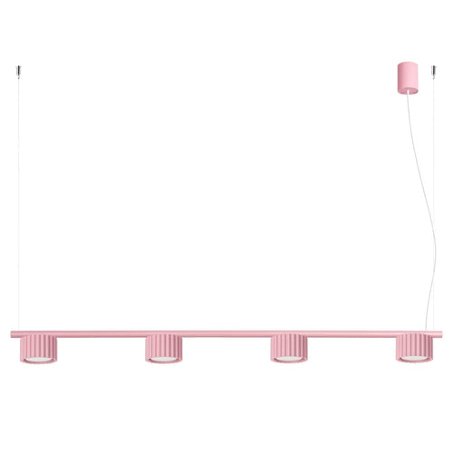 Sollux Lighting Kroonluchter AURA 4 roze Gx53 - 122x10x208cm