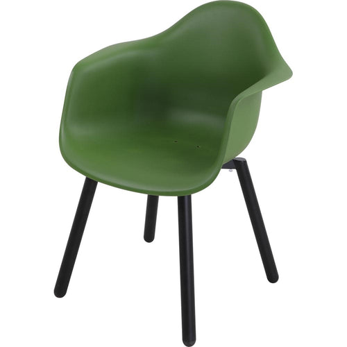 Lesli Living bistrostoel Montreux - groen - 62,5x44x82,5cm - set van 4