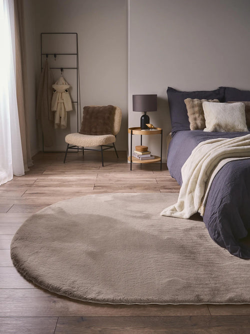 benuta nepbont vloerkleed Dave - taupe - 150x230 cm