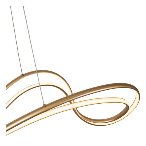 Lucide hanglamp SARDANA - Geïntegreerde LED - Mat Goud / Messing - vtwonen shop