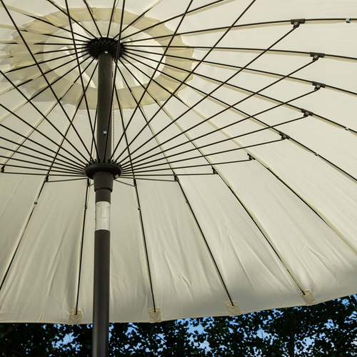 Nest outdoor Einar Parasol Ø 270 cm - Wit - vtwonen shop