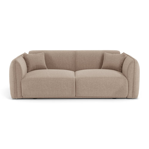 Premium Interiors - 3-zitsbank LUSH - zacht aanvoelende geweven stof  mol 206cm