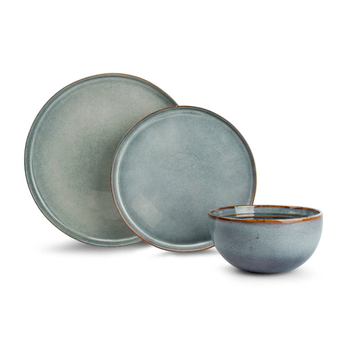 ONA - Servies 12-delig blauw Duna - vtwonen shop