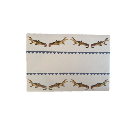 Catchii Placemat Crocodile Sam blauw - vtwonen shop