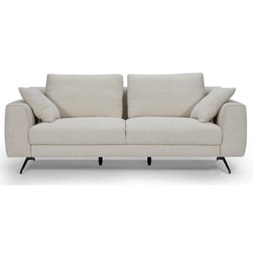 Furnhouse 3-zitsbank Detroit - Crème wit - Stof - 92x217x84