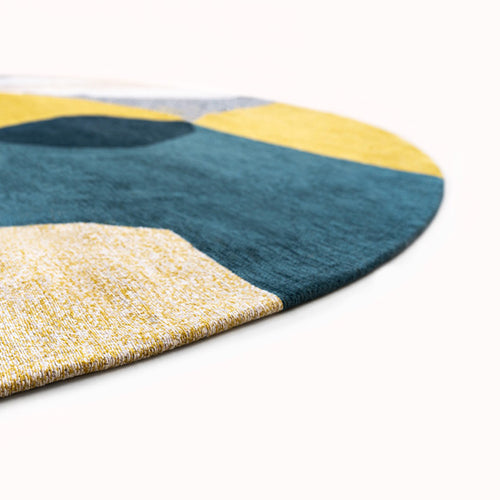 Louis De Poortere vloerkleed Duck Song - multicolor - 240x240cm - vtwonen shop