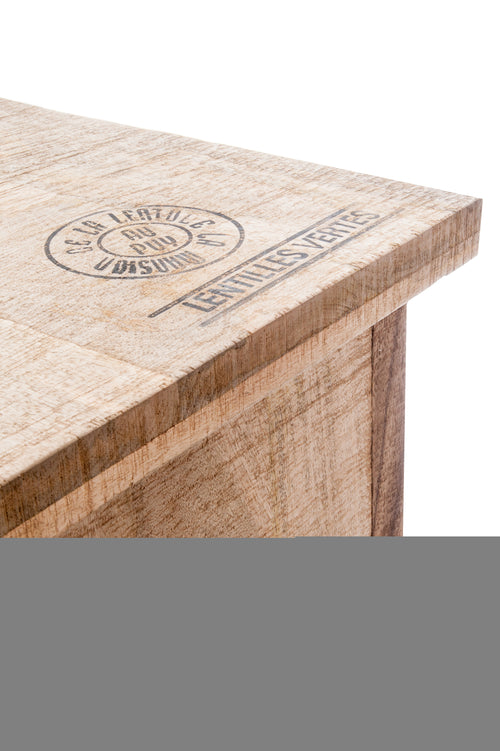 J-Line barkast 3 Lades + 3 planken - hout - naturel - vtwonen shop