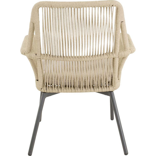 Lesli Living bistrostoel Silas - beige - 64x69x92cm - set van 4