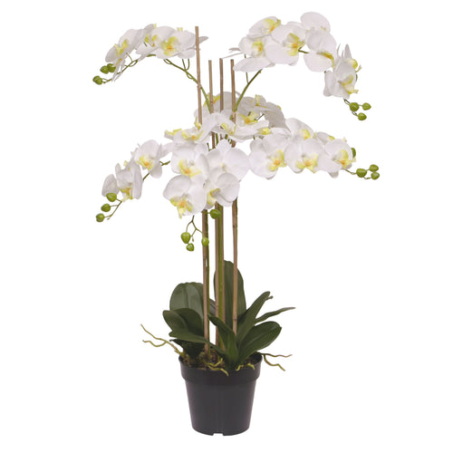 Maxifleur Phalaenopsis kunst Orchidee  95cm wit