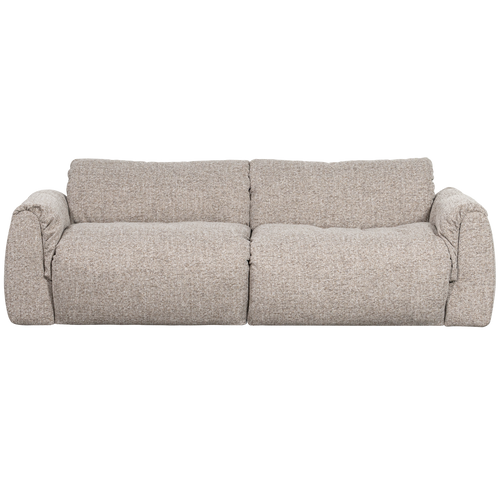 WOOOD 2-zits bank Baggy - Geweven Stof - Naturel Melange - 81x228x102 - vtwonen shop