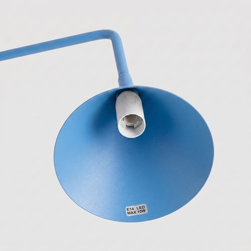 Sollux Lighting Tafellamp NOX lichtblauw - 18x18x35cm