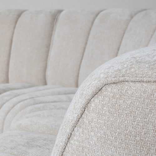 LABEL51 Hoekbank Vitoro Rechts - Naturel Stof - 302x253x82cm