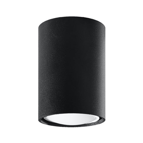 Sollux Lighting Plafondlamp LAGOS 10 zwart - 6x6x10cm