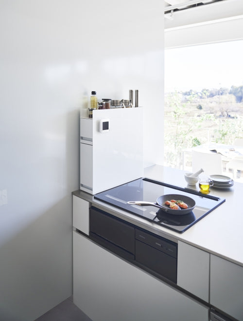 Yamazaki Kruiden- en Olierek Uitschuifbaar - 2 niveaus - Tower - Wit