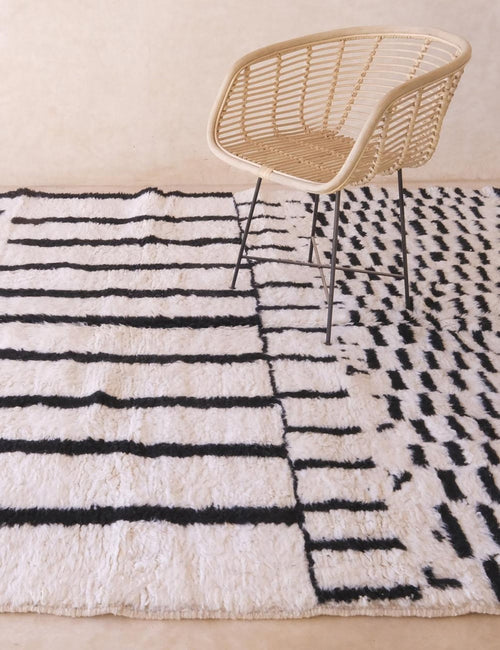 AFK Living vloerkleed Berber - handgemaakt - Wol - 300 cm x 400 cm