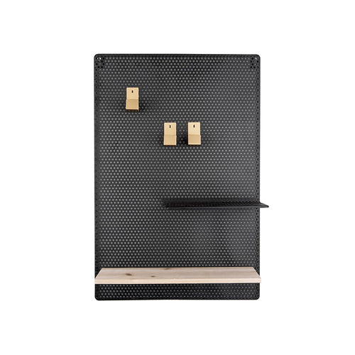 Present Time prikbord Perky - zwart - 34.5x10.5x52cm