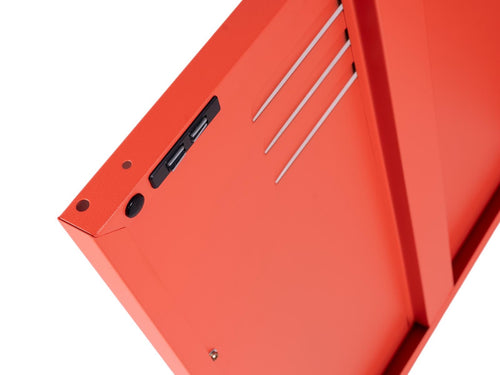 MaximaVida metalen lockerkastje Finn met wieltjes 52 x 40 x 67 cm zacht oranje - vtwonen shop