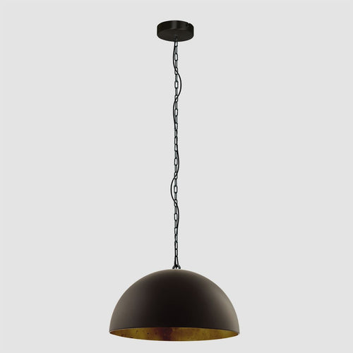 Steinhauer hanglamp semicirkel - 1 lichts - 50x 180 cm - zwart
