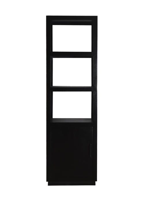 Livingfurn boekenkast Jaxx - 60cm - mangohout - zwart