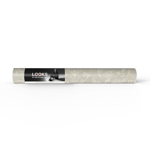 LOOKS by Wolfgang Joop Vliesbehang - K�nigsdamast - Beige - 10mx53cm