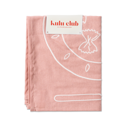 Kulu Club placemats - pasta borden - linnenmix - set van 2 - vtwonen shop