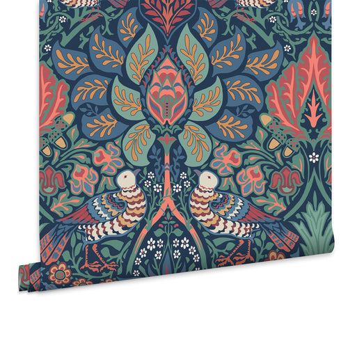 William Morris at Home Vliesbehang - Dove & Rose Midsummer