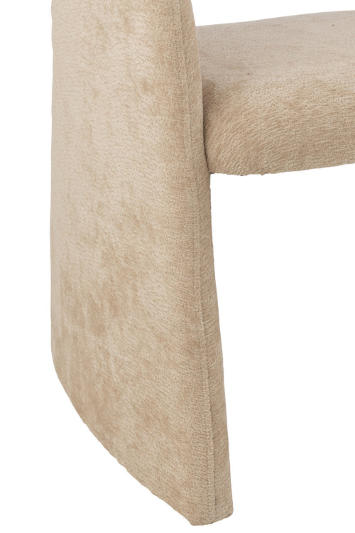 J-Line stoel Anise - textiel - beige