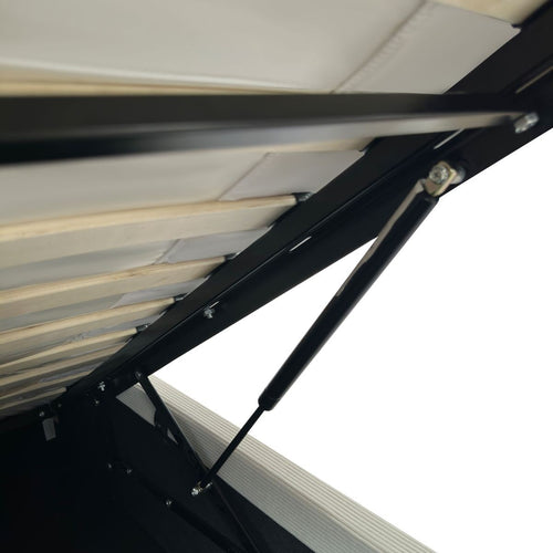 Calicosy - ROMY Opbergbed bekleed - Grijs - 152x204x36,5 cm