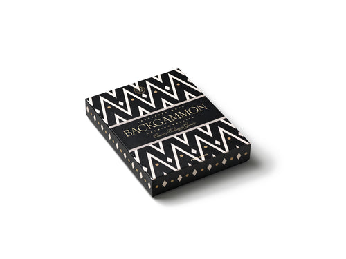 Printworks Spel - Backgammon Lacquered - Zwart