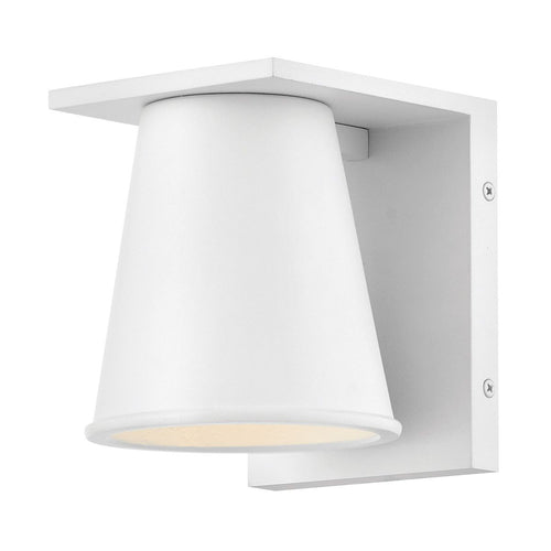 Außenwandleuchte Downlight Modern Strukturiert Weiß 2700K IP44 1x GU10