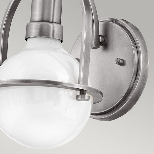 Elstead Hinkley Somerset Wandlamp Geborsteld Nikkel