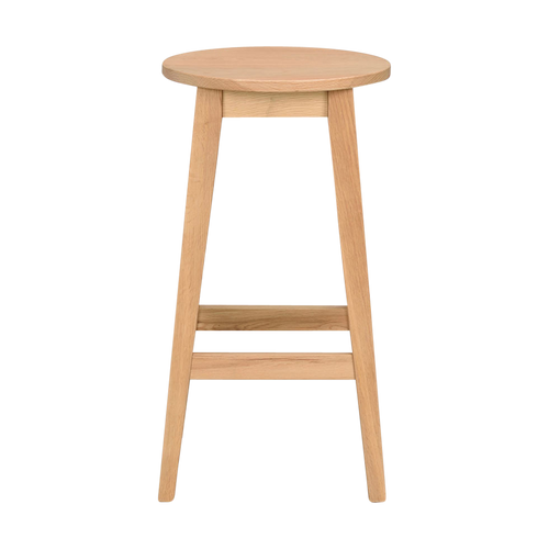 Rowico Home Austin Houten Barkruk voor Kookeiland - 65 cm - Naturel