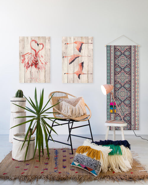 Really Nice Things - Paneel - 60x40 cm - Flying Flamingo - vtwonen shop