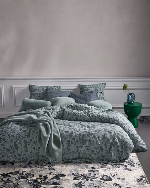 Essenza Maribel dekbedovertrek - Eenpersoons – 140x200/220 cm - Groen