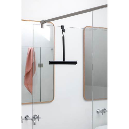 Brabantia ReNew Douchewisser met deurhaak - Dark Grey