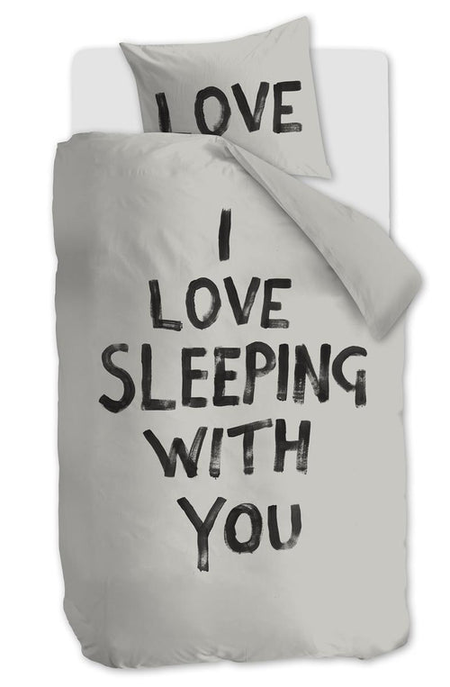 vtwonen dekbedovertrek Love Sleep - 140x200/220 cm - naturel - vtwonen shop