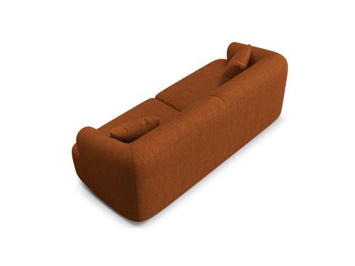Cosmopolitan Design Modulaire bank Campi 3-zits, structurele stof baksteen - 90x220x70cm