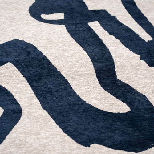 Louis De Poortere vloerkleed Sea Ink - blauw - 200x280cm - vtwonen shop