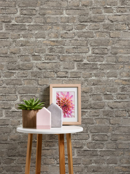 A.S. Création behang stenen muur lichtbeige - 53 cm x 10.05 m - AS-361394 - vtwonen shop