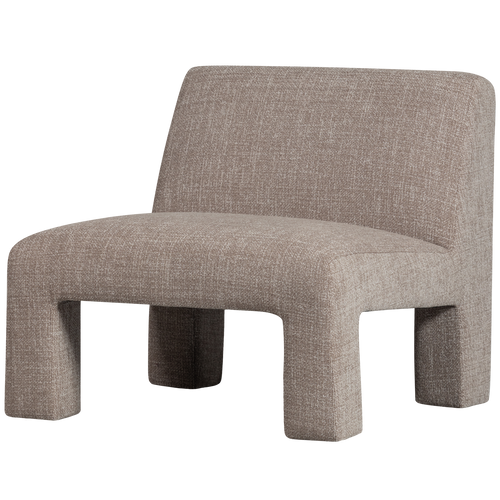 WOOOD fauteuil Lavid - Polyester - Naturel - 73x74x84 - vtwonen shop