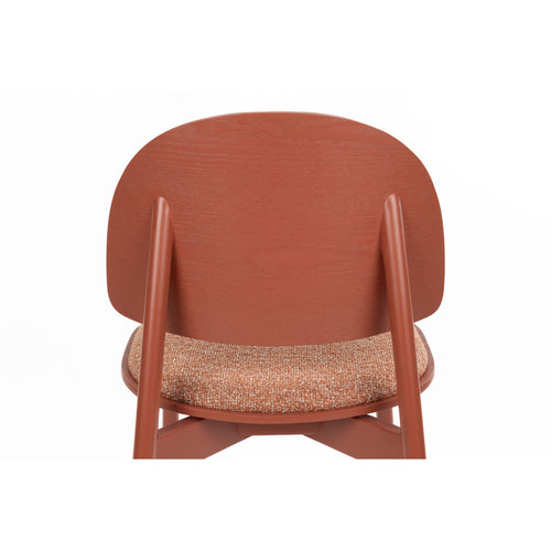 Zuiver Sunrise Eetkamerstoelen Hout Rood - Set van 2
