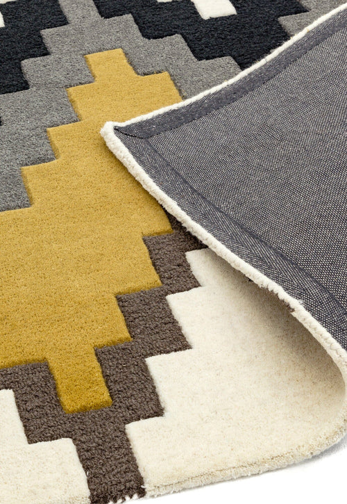Vloerkleed MOMO Rugs Matrix MAX69 Cuzzo Mustard 160x230 cm - vtwonen shop