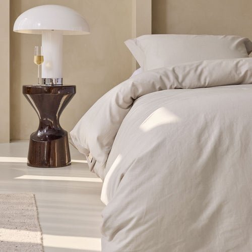 Walra - Dekbedovertrek Linen Elegance - 240x220 cm - Zand