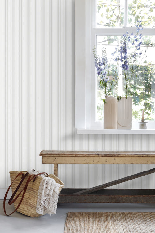 Sanders & Sanders behang strepen donkergrijs - 53 cm x 10.05 m - 640710